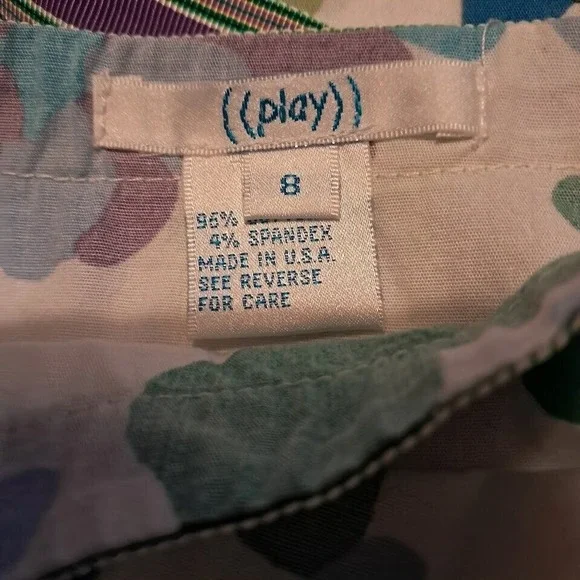 Vintage 60s PLAY BY LEON LEVIN 8 Mod Floral Wrap Skirt Side‎ Zip Knee Length - Picture 7 of 8